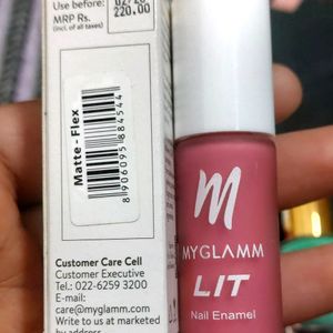 My Glamm Nail Paint With Remover Combo