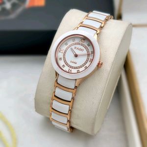 RADO CERAMIC LADIES WHITE WATCH @SALE