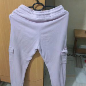 Lavender Cargo Joggers