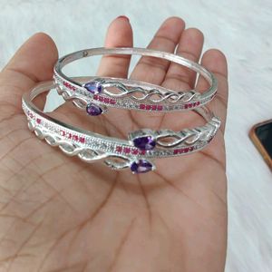 Pure Silver Bangles For Womens