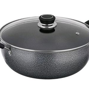 Non Stick Kadahi With Glass Lid