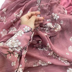 Cherry Blossom Korean Frills Dress