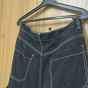 Black Cargo Jeans For Women