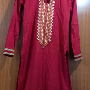 Brown Kurta