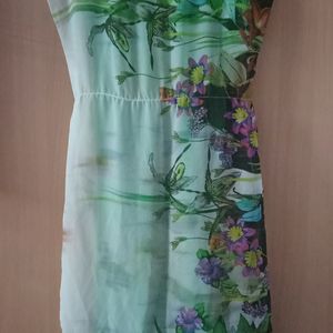 Green Floral Dress