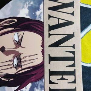 One Piece Shanks Wanted Poster