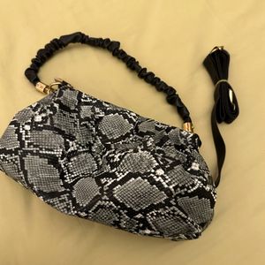 Snake Printed Handbag