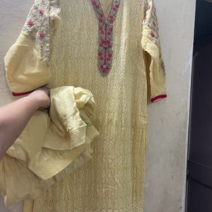 Cotton Linen Salwar Suit