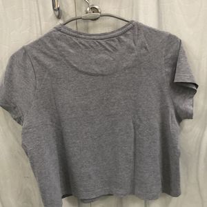 Crop Grey Tshirt