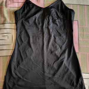 Black Inner Slip For Dresses Or Kurtas