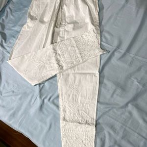 Pure Cotton Border Work Pant