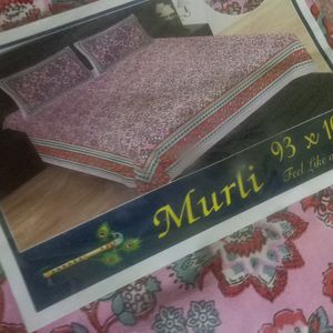 Pure Cotton King Size Double Bedsheet