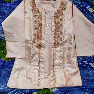 Festive Wear Kurta With Design Jacket