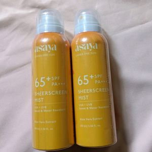 Asaya Sunscreen Spray 2