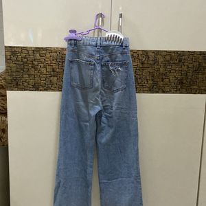 h&m wide leg jeans high waist