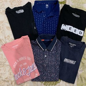 6 Branded T-shirts