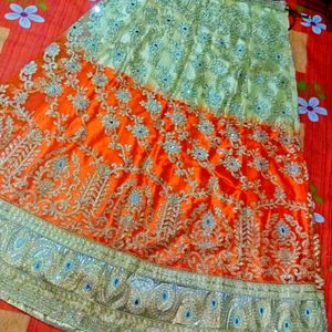 Orange Lehenga Choli For Women