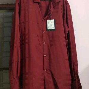 Maroon Mens Shirt