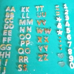 Resin Alphabet A To Z With Numbers