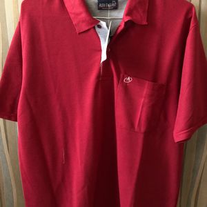 Combo Of Black&Maroon Men Polo Tshirt