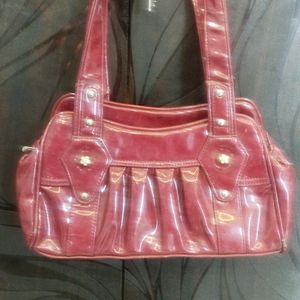 Maroon Ladies Purse Handbag