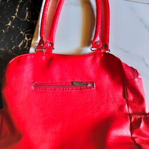 Red Hand Bag