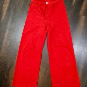 Jeans Red Flare