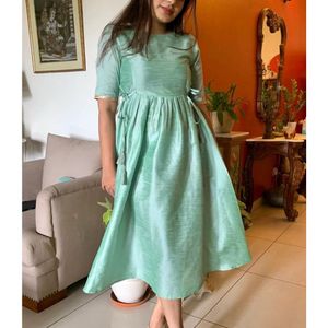 SAAKI BRAND New Green Flared Dress