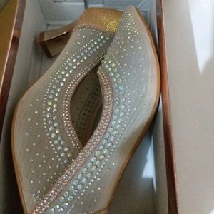 Women Embellished Diamond Heels for Bridal/Wedding