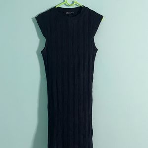 Zara Black Midi Dress