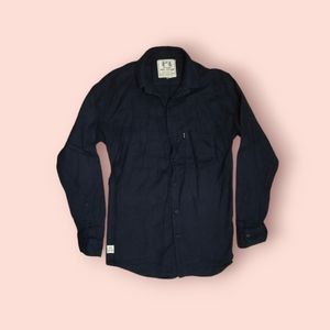 Navy Blue Semi Formal Shirt.   Festival offer clam