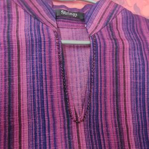 Purple Color Short Kurti