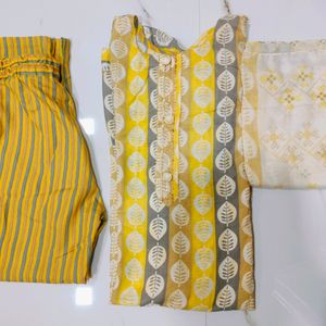 Yellow Mustard Suit Set