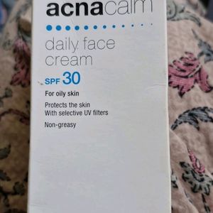 Acnacalm face cream + 30spf for oily skin