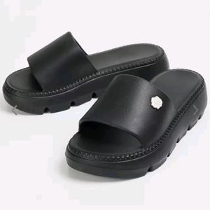 Open Toe Sliders By Ginger