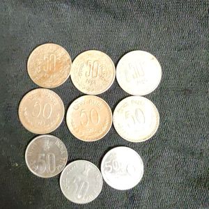 50paise Coins