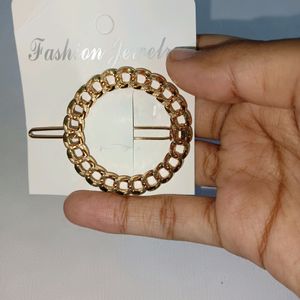 Gold Plated Korean Hair Clip