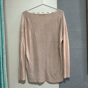 Only Pink Glitter Full Sleeves Jumper