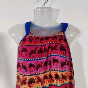 Global Desi Quirky Printed Dress