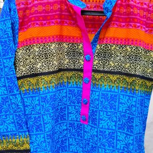 Multicolored Kurta