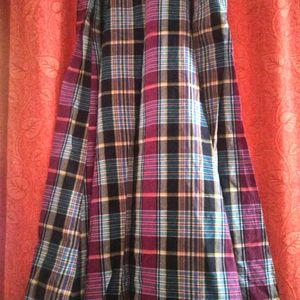 Pure Long Cotton Skirts One side Pocket