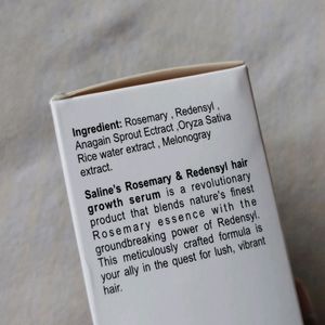 Saline Hair Growth Serum