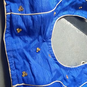 Royal Blue Padded Blouse