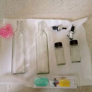 Oil Dispenser Bottle for Kitchen Combo Organisatio