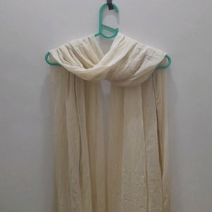 off white lace dupatta