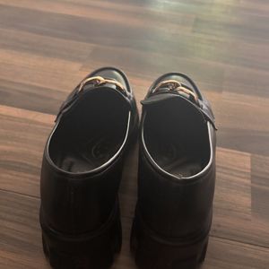 Black Loafers Size 37 Euro