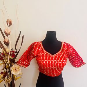 Brand New Designer Red Blouse