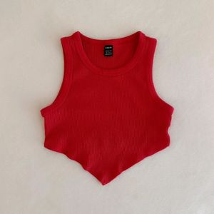 Red Streetwear Croptop XS