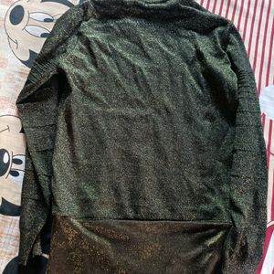 Dark green Shimmer Top