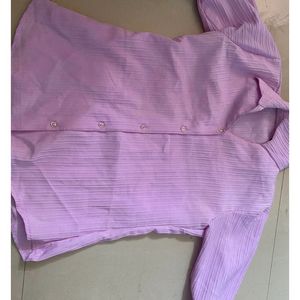 Smart lavender shirt